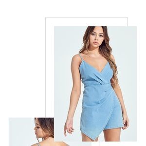 Denim Summer Breeze Romper